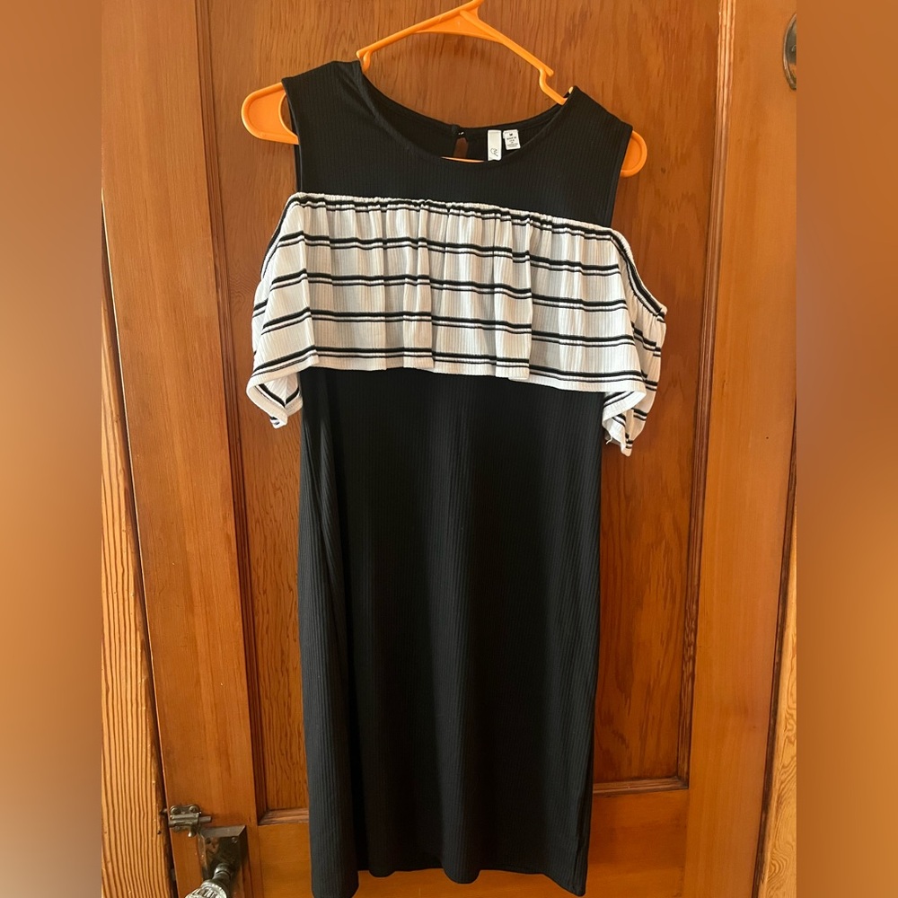 NY Collection black and white dress